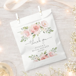Blush roze vrijgezellenfeest met flacon bedankzakje