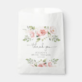 Blush roze vrijgezellenfeest met flacon bedankzakje (Voorkant)