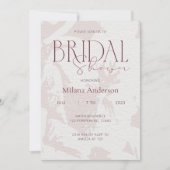 Blush roze Vrijgezellenfeest party uitnodiging (Voorkant)