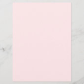 Blush roze Vrijgezellenfeest raad eens wie er spee Programmakaart (Achterkant)