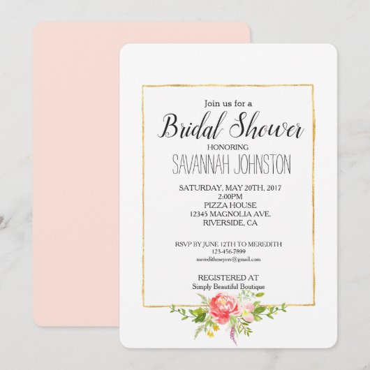 Blush Roze Vrijgezellenfeest van rode flessen Kaart (Voorkant / Achterkant)