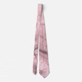 Blush Roze Waterverf Abstract Stropdas (Achterkant)