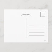 Blush Roze Waterverf Baby shower door Mail Uitnodi Feestdagenkaart (Achterkant)