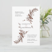 Blush roze waterverf bloemenbruiloft rozen kaart (Staand voorkant)