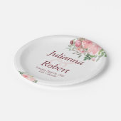 Blush roze waterverf bord papier voor spoelpapier (Gekanteld)