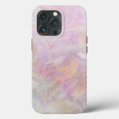 Blush Roze Waterverf Botanische vogel Case-Mate iPhone Case (Achterkant)