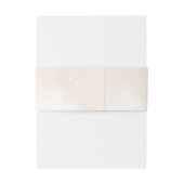 Blush Roze Waterverf Elegante Typografie Huwelijk Uitnodigingen Wikkel (Achterkant Voorbeeld)