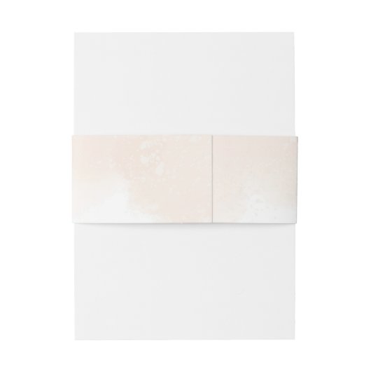 Blush Roze Waterverf Elegante Typografie Huwelijk Uitnodigingen Wikkel (Achterkant Voorbeeld)