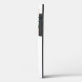 Blush roze Waterverf Floral met Jouw naam Case-Mate iPhone Case (Achterkant / Links)