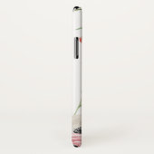 Blush Roze Waterverf Floral Monogram Case-Mate iPhone Case (Achterkant / rechts)