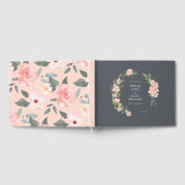 Blush Roze Waterverf Floral Roos & Sage Greenery Gastenboek (Volledig)