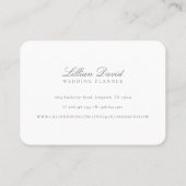 Blush Roze Waterverf Floral Roos & Sage Greenery Visitekaartje (Achterkant)