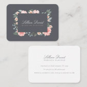 Blush Roze Waterverf Floral Roos & Sage Greenery Visitekaartje (Voorkant / Achterkant)