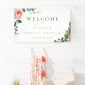 Blush Roze Waterverf Floral Spandoek (Insitu)