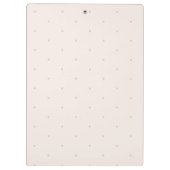 Blush Roze Waterverf Gold Circle Floral Wreator Klembord (Achterkant)