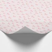Blush roze Waterverf Harten Cadeaupapier (Hoek)