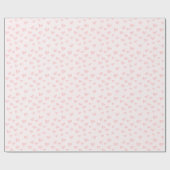 Blush roze Waterverf Harten Cadeaupapier (Vlak)