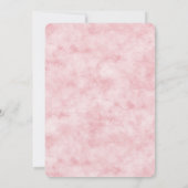 Blush Roze Waterverf Kaart (Achterkant)