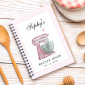 Blush Roze Waterverf Keuken Recept Boek