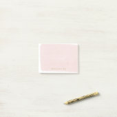 Blush Roze Waterverf Post-it® Notes (Op bureau)