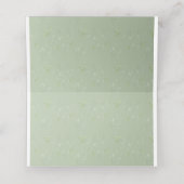 Blush Roze Waterverf Roos Bloemen Bruiloft Plaatskaartje (Binnenkant ongevouwen)