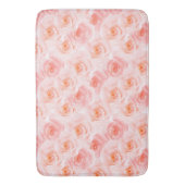  Blush Roze Waterverf Rozen Badmat (Voorkant Verticaal)