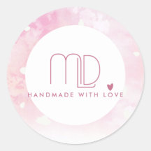 BLUSH ROZE WATERVERF STAR CIRCLE HOLLOW LOGO