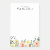 Blush roze Waterverf van het bureau van Post-it® Notes (Voorkant)