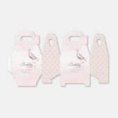 Blush roze Waterverf vlinder elke dag Bedankdoosjes (Uitgevouwen)