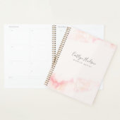 Blush roze Waterverf vrouwelijke make-up artist Op Planner (Display)