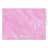 Blush roze Waterverf wedloop Kaarten (Voorkant Horizontaal)