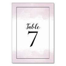 Blush Roze Waterverven Zwart Script Bruiloft