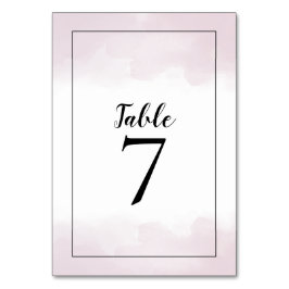 Blush Roze Waterverven Zwart Script Bruiloft Kaart