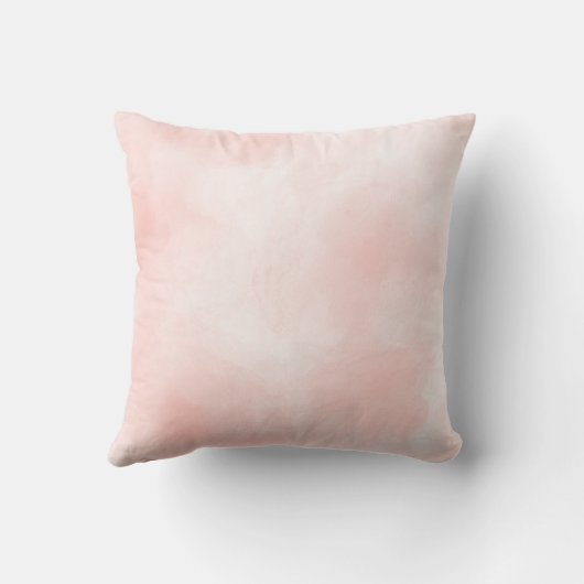 Blush roze wereldkaart bruiloft of jubileumcadeau kussen (Achterkant)