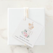 Blush roze whisky spatula Spoons Baking Utensils Bedankjes Labels (In situ)