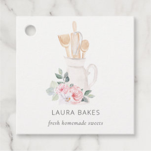 Blush roze whisky spatula Spoons Baking Utensils Bedankjes Labels