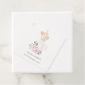 Blush roze whisky spatula Spoons Baking Utensils Bedankjes Labels (In situ)