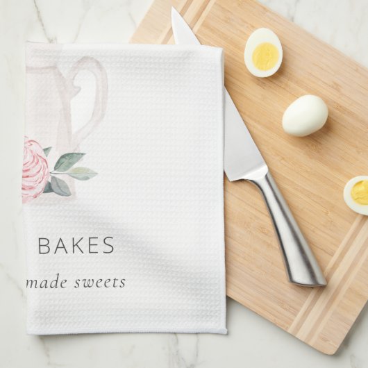 Blush roze whisky spp. theedoek (Quarter Fold)