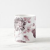 Blush Roze & White  Floral Toile No.2 Koffiemok (Center)