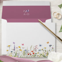 Blush roze wilde bloemen vlinders bruiloft