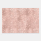 Blush Roze Wit Glam Inpakpapier Vel (Voorkant 2)