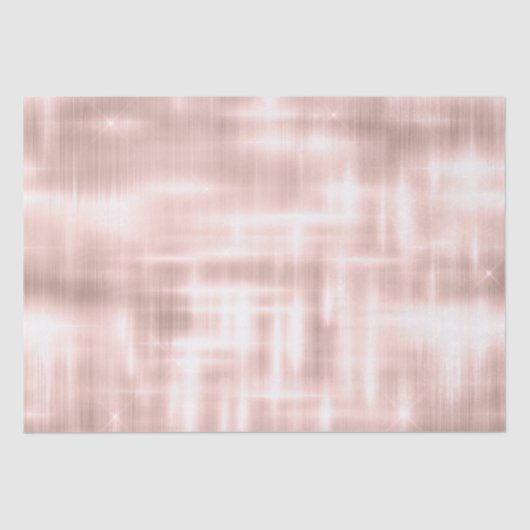 Blush Roze Wit Glam Tissuepapier (Voorkant)