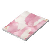 Blush Roze Wit Goud Koeienhuid Animal Notitieblok (Linkerzijde)