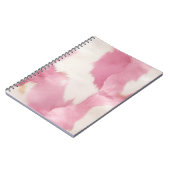 Blush Roze Wit Goud Koeienhuid Animal Notitieboek (Linkerzijde)