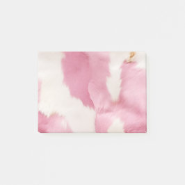 Blush Roze Wit Goud Koeienhuid Animal Post-it® Notes