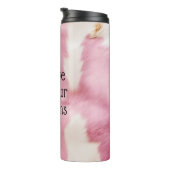 Blush Roze Wit Goud Koeienhuid Animal Thermosbeker (Geroteerd rechts)