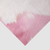 Blush Roze Wit Goud Koeienhuid Animal Tissuepapier (Detail)