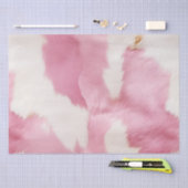 Blush Roze Wit Goud Koeienhuid Animal Tissuepapier (Craft)