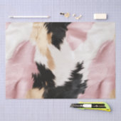 Blush Roze Wit Goud Zwart Koeienhuid Dier Tissuepapier (Craft)