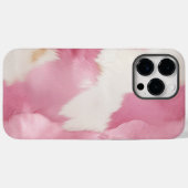 Blush Roze Wit Koeienhuid Dier Case-Mate iPhone Case (Achterkant (horizontaal))